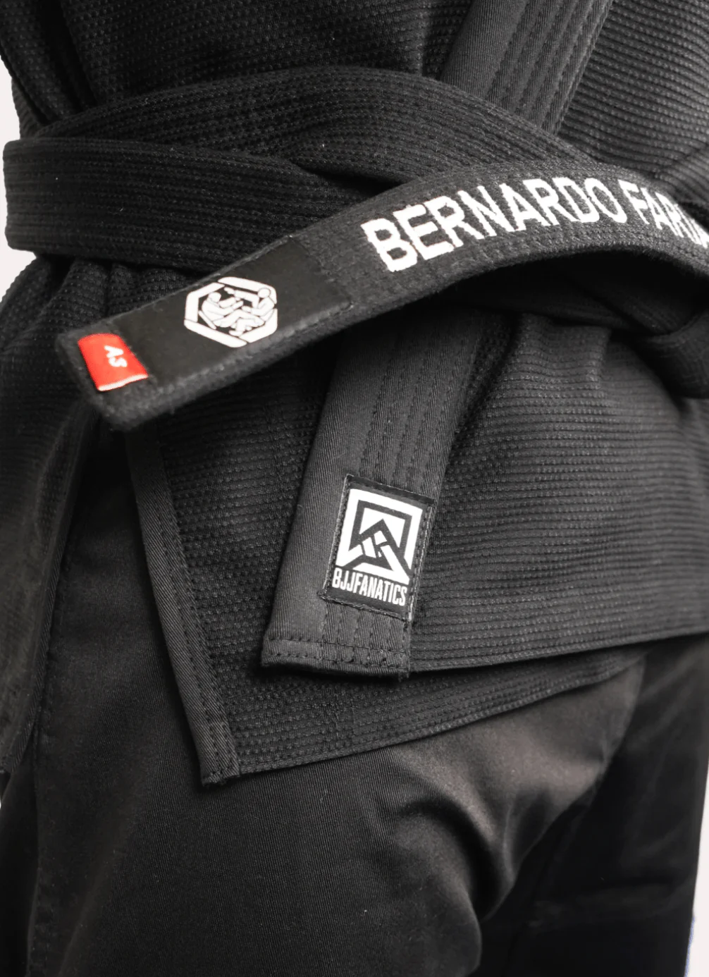 BJJ Fanatics Black Plain Gi 380 gsm - Image 5