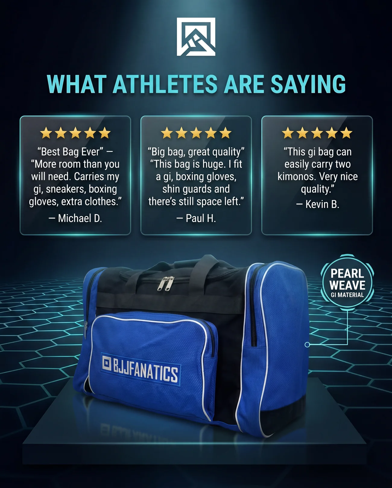 BJJ Fanatics Gi Bag (Gi Material) - Image 12