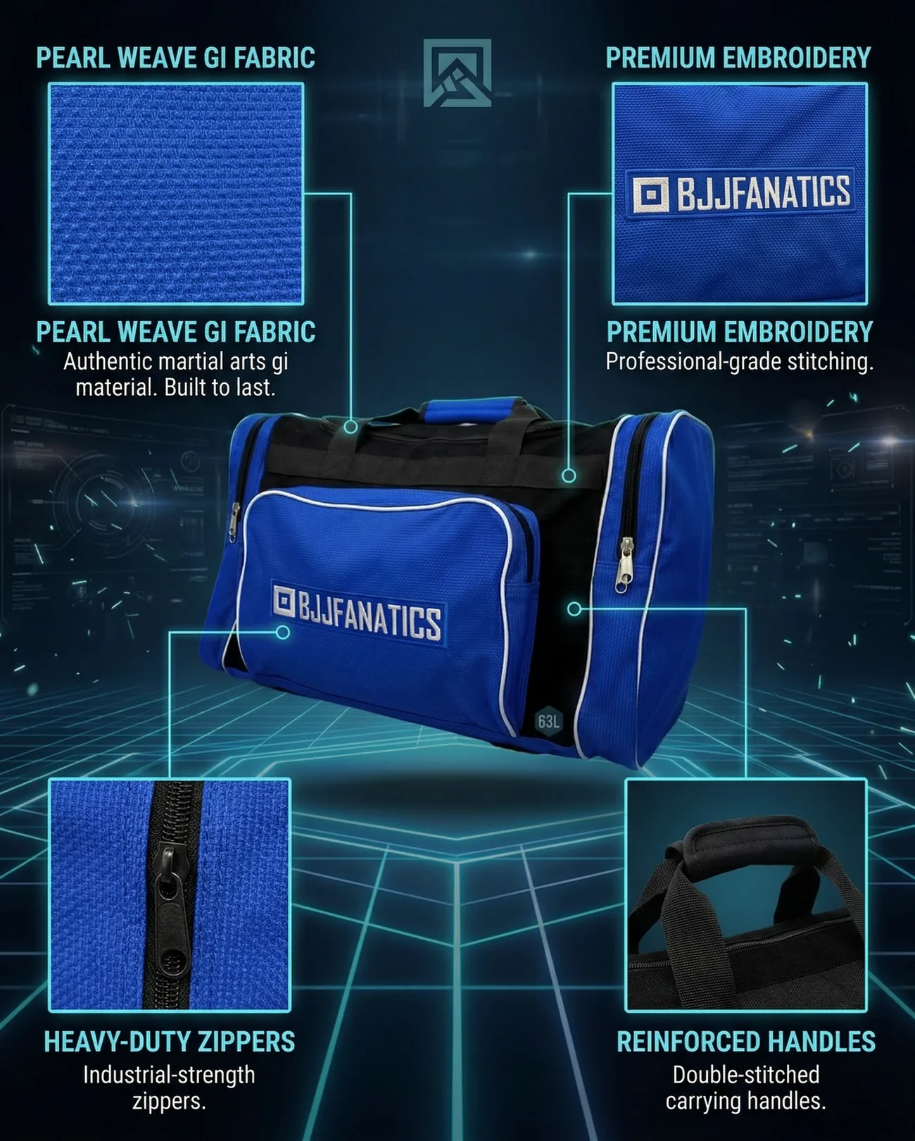 BJJ Fanatics Gi Bag (Gi Material) - Image 15