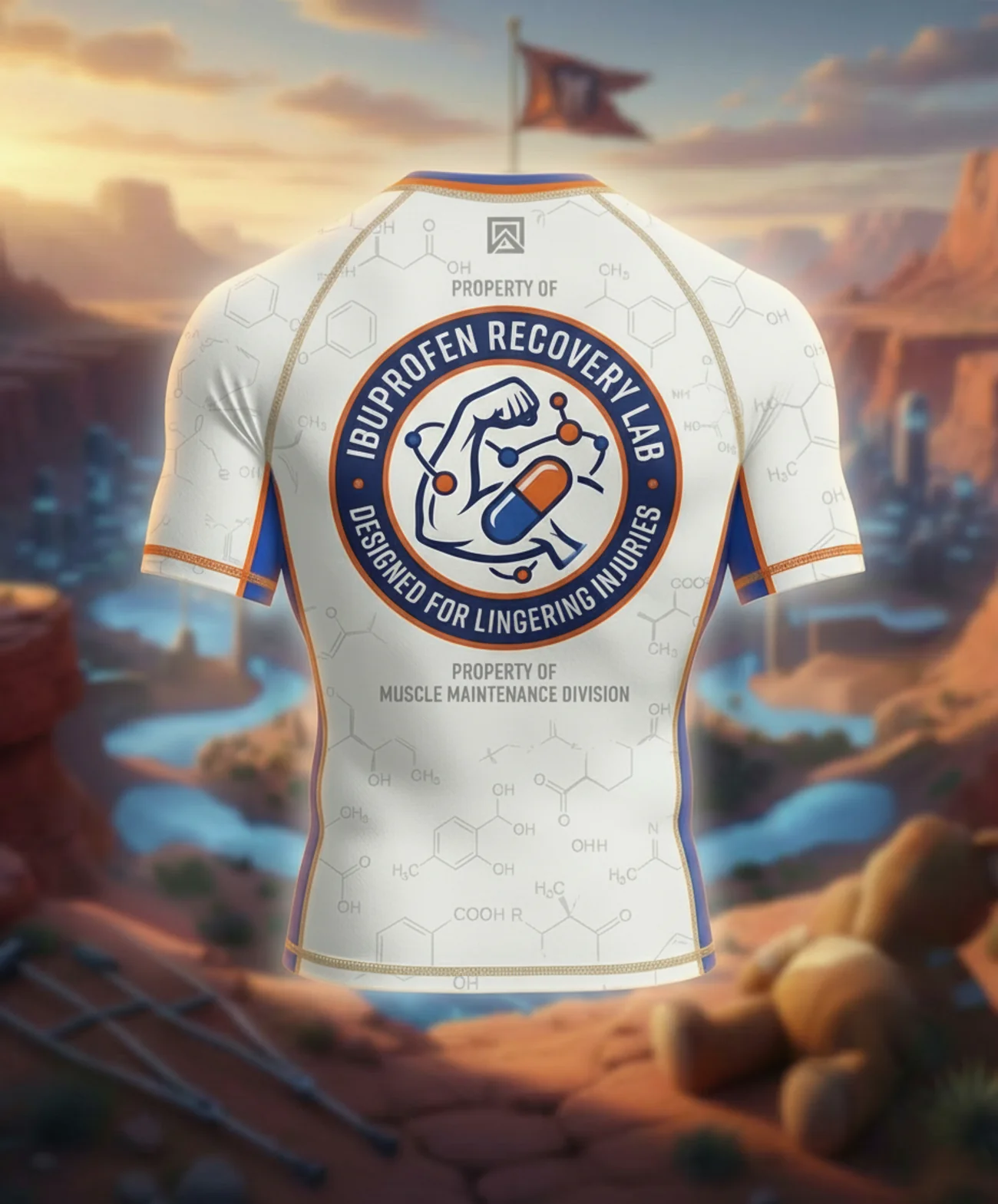Ibuprofen Jiu-Jitsu Rashguard - Image 2