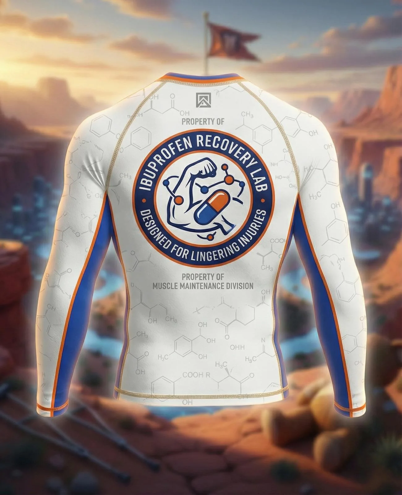 Ibuprofen Jiu-Jitsu Rashguard - Image 4