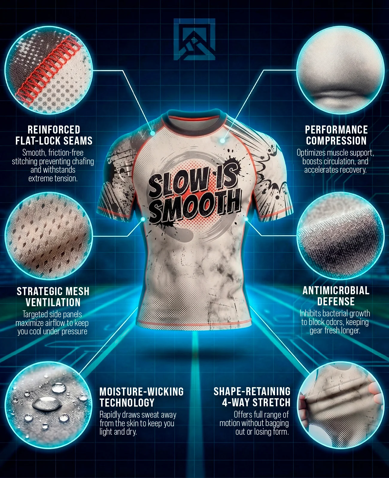Pre-Order Slow is Smooth, Smooth is Fast Rashguard - Image 5