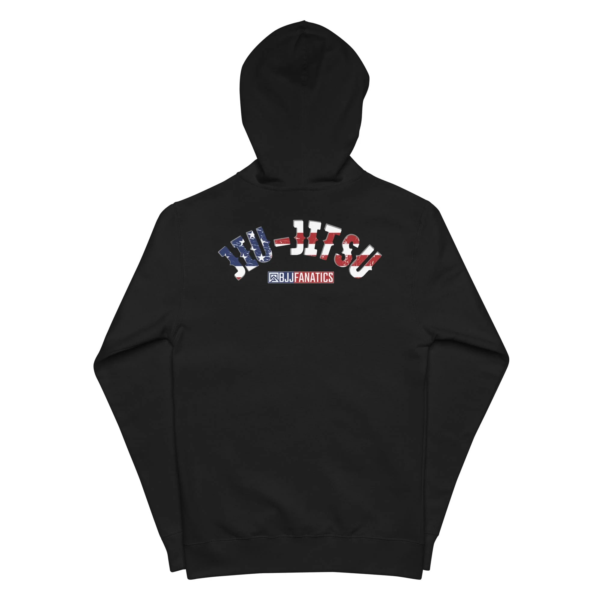 USA Flag Jiu Jitsu Premium Zip Hoodie - Image 2