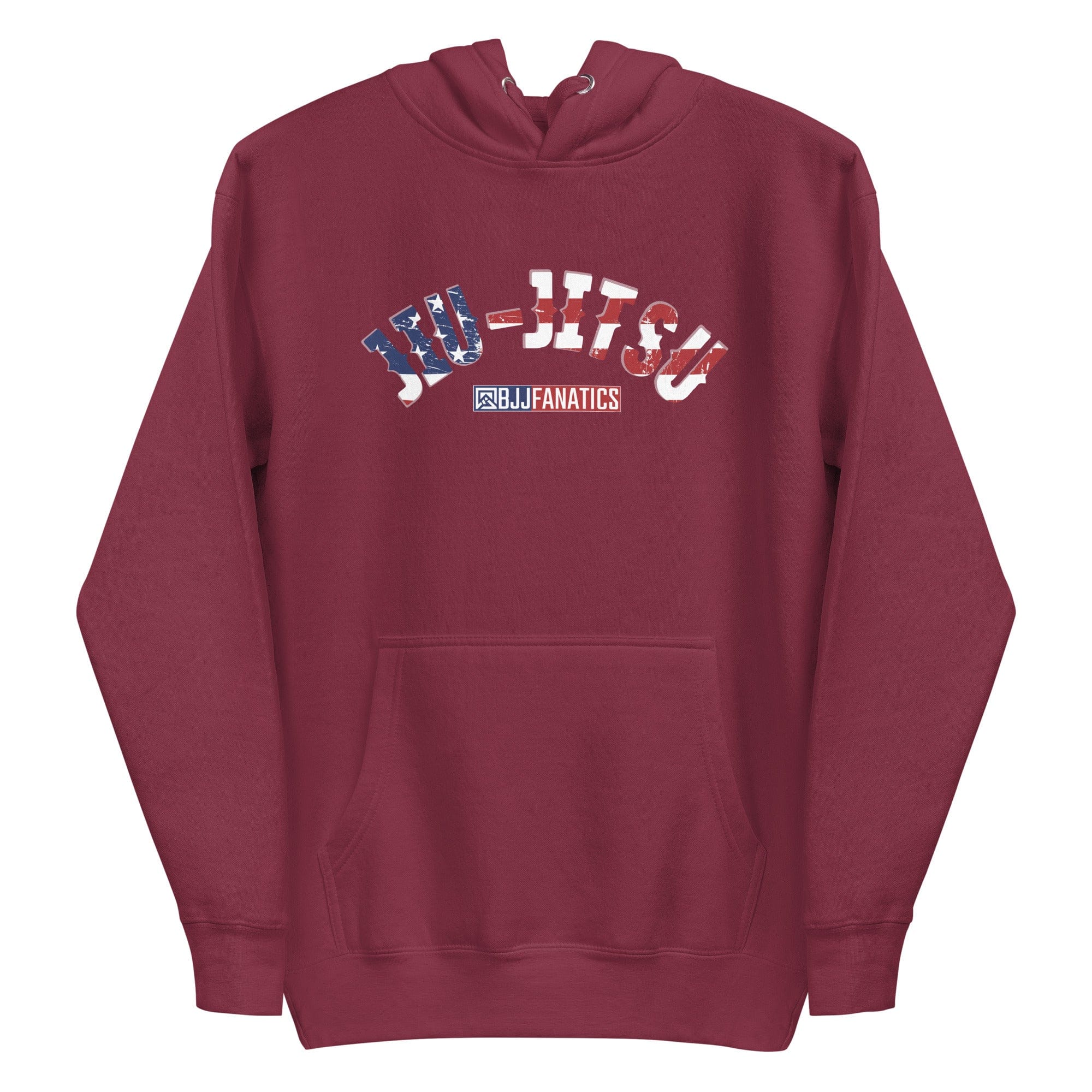 USA Flag Jiu Jitsu Premium Hoodie - Image 3