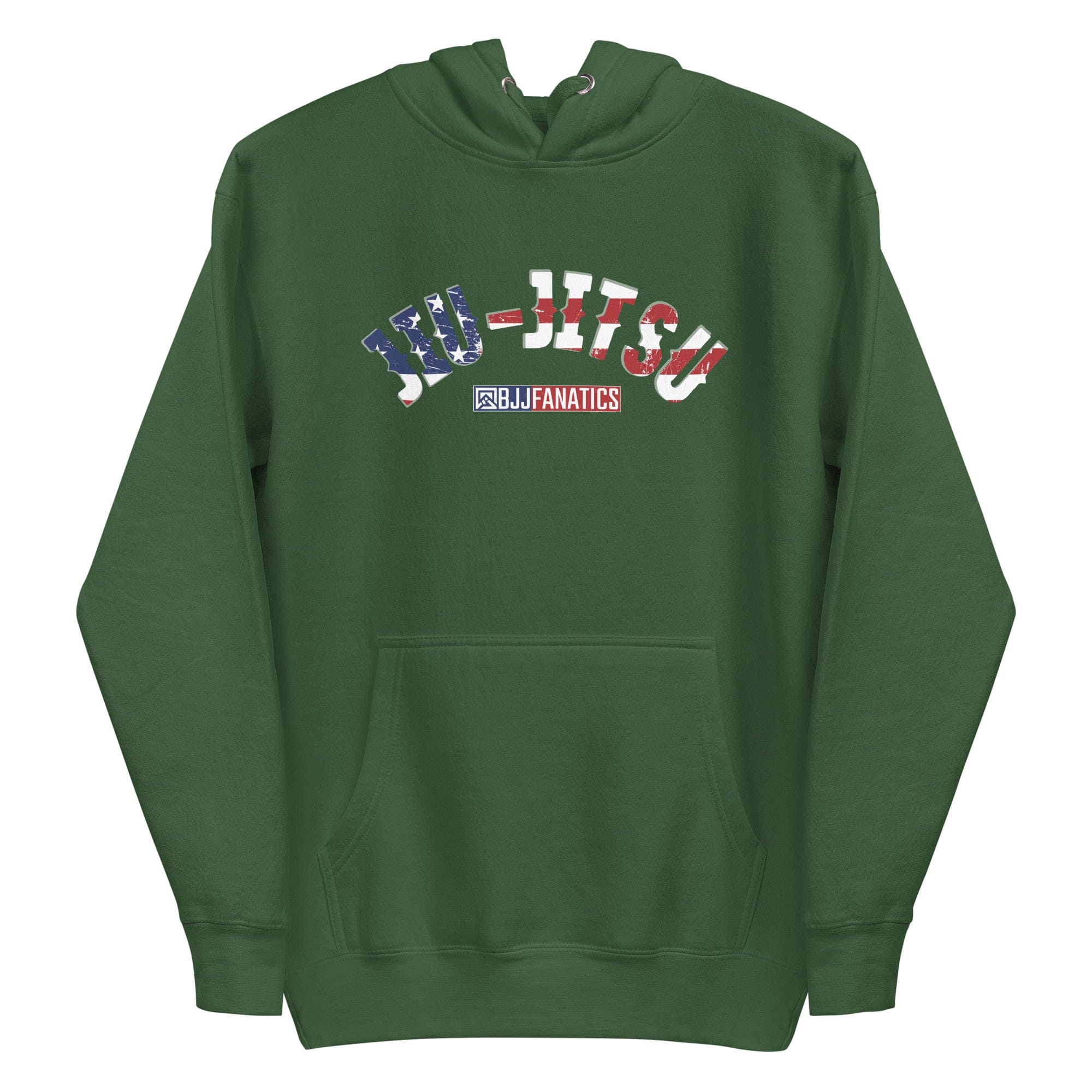 USA Flag Jiu Jitsu Premium Hoodie - Image 6